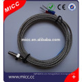 MICC Precision 100 Ohm Class A DIN Platinum Elements bayoneta Estiradores RTD con conexión de compresión